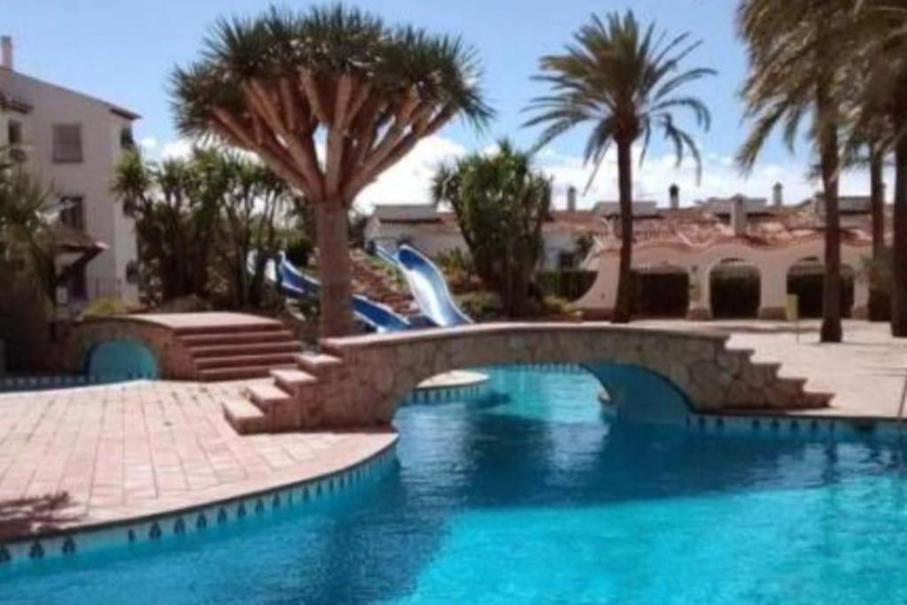 En Denia, Urbanizacion El Palmar Con Piscina, Toboganes Y Chiringuito Leilighet Eksteriør bilde