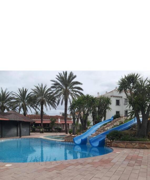 En Denia, Urbanizacion El Palmar Con Piscina, Toboganes Y Chiringuito Leilighet Eksteriør bilde